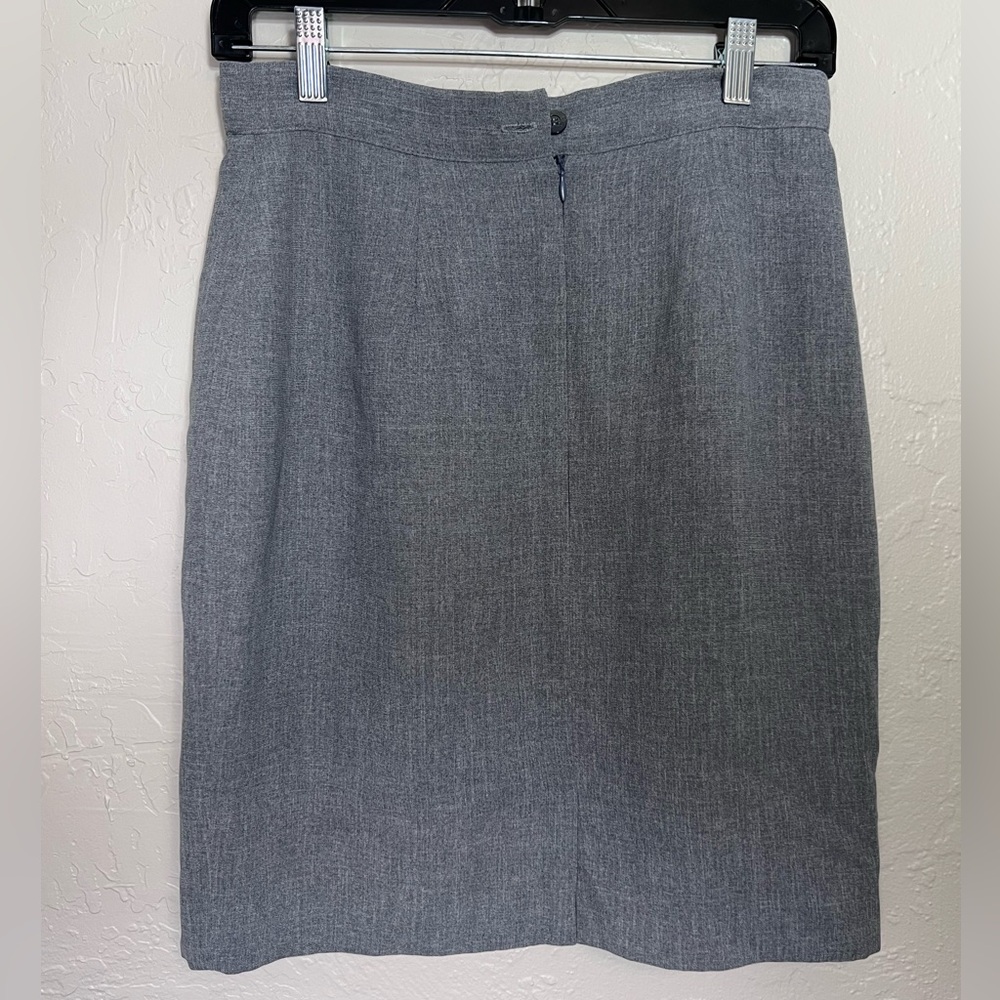 SAN LOUIS GRAY KNEE-LENGTH PENCIL SKIRT SIZE 10 - Picture 4 of 5